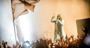 Jared Leto no início do show do Thirty Seconds to Mars no Espaço das Américas, em São Paulo -  Stephan Solon/Move Concerts 