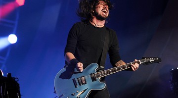 Dave Grohl e o Foo Fighters se apresentam no Global Citizen Festival, realizado no Central Park, em Nova York. - Evan Agostini/AP