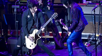Billie Joe Armstrong, do Green Day, e Joan Jett - Stephen Chernin/AP