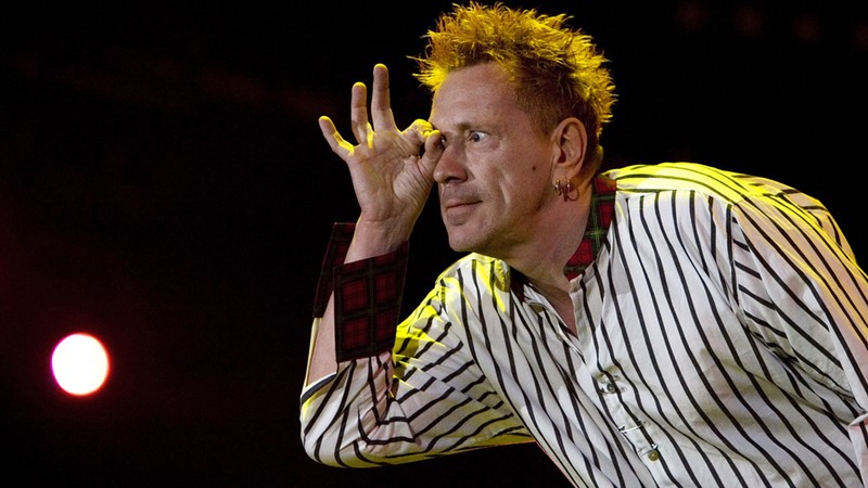 John Lydon – também conhecido como Johnny Rotten –, ex-vocalista do Sex Pistols