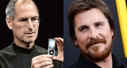O fundador da Apple Steve Jobs e ator Christian Bale  - Montagem/AP