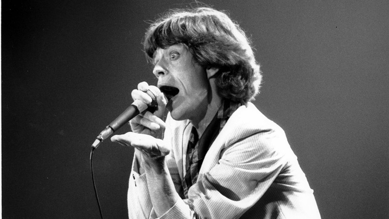 Mick Jagger, vocalista dos Rolling Stones, se apresenta diante de 10 mil fãs no Lakeland Civic Center, nos Estados Unidos, em junho de 1978 
