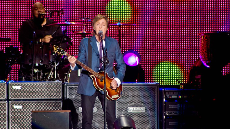 Paul McCartney se apresenta em São Paulo, no Allianz Parque, o novo estádio do Palmeiras