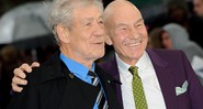 Ian McKellen e Patrick Stewart. - Jonathan Short/AP