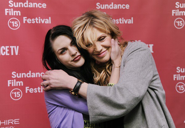 Courtney Love e Frances Bean em Sundance