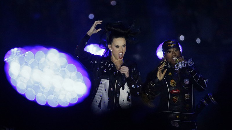 Katy Perry e Missy Elliott no Super Bowl