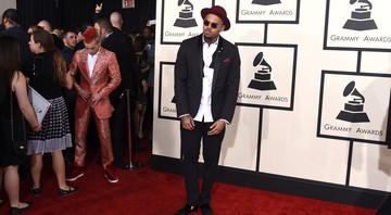 Rapper durante o Grammy Awards de 2015 - Jordan Strauss/AP