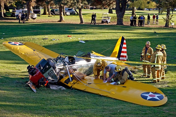 Ator fez pouso de emergência enquanto pilotava avião em Venice, Califórnia