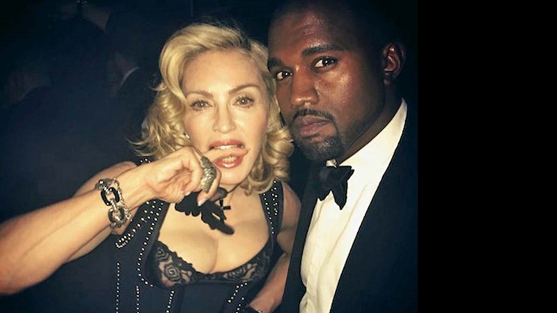 Madonna e Kanye West 