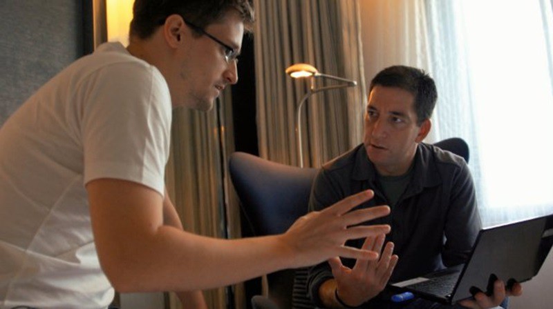 Edward Snowden e Glenn Greenwald