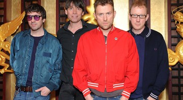 O quarteto britânico Blur - Reprodução/Facebook