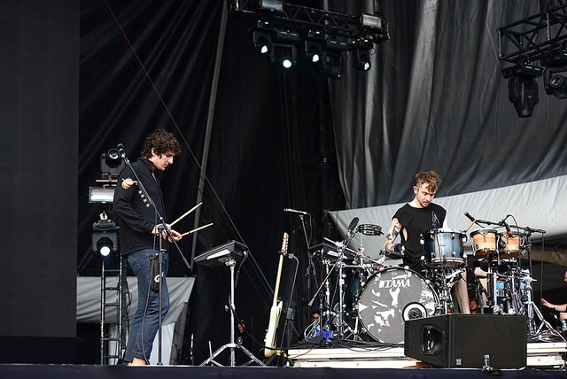 Banda durante apresentação no Lollapalooza 2015