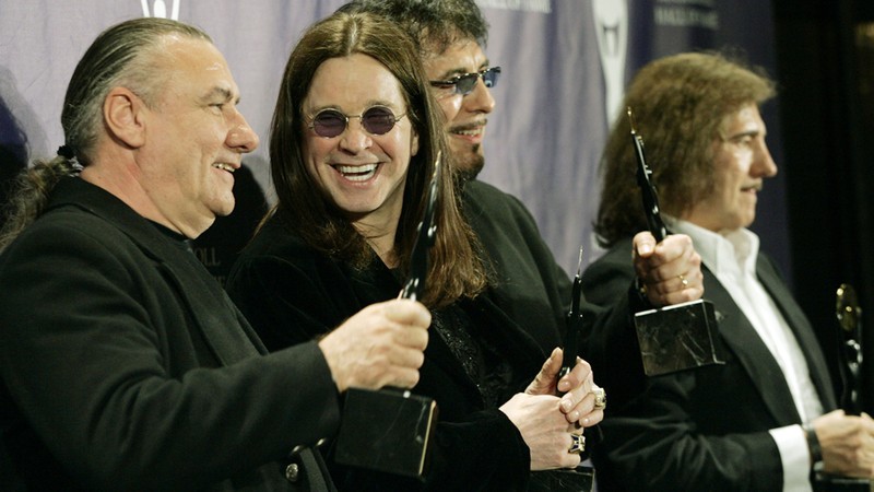 Black Sabbath com o baterista Bill Ward