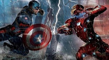 Capitão América e Homem de Ferro em pôster do filme - Reprodução/Instagram