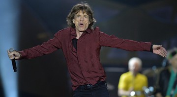 Mick Jagger em show na Suécia. - AP