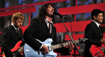 Foo Fighters se apresenta no Late Night With David Letterman em 2014. - Reprodução/Vídeo