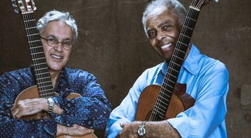 Caetano Veloso e Gilberto Gil em foto de divulgação da turnê Dois Amigos, Um Século de Música - Divulgação