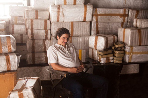 Wagner Moura como Pablo Escobar em Narcos