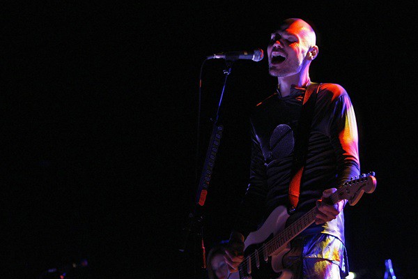 Billy Corgan durante show na Suíça, em 2008