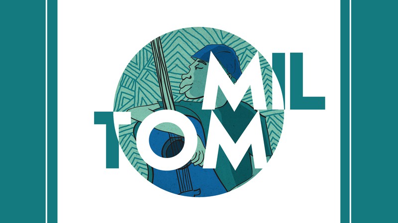 Capa de Mil Tom, coletânea em tributo a Milton Nascimento, por Luyse Costa