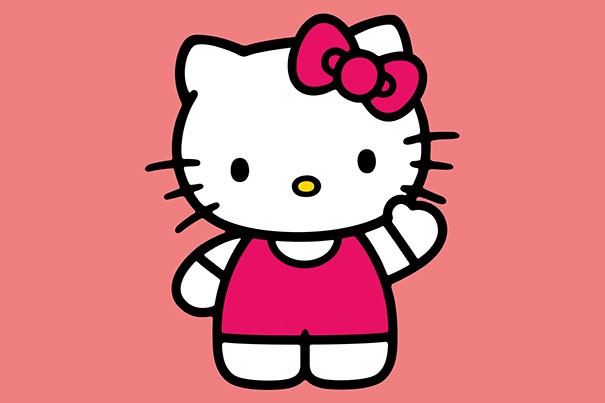 Hello Kitty, gatinha personagem de desenho japonês.