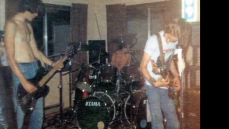 Imagem do primeiro show do Nirvana.