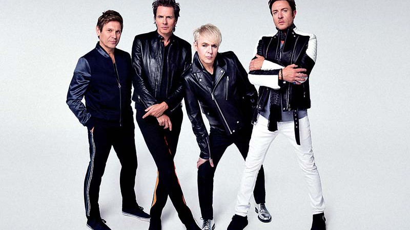 Roger Taylor (à esq.) com o Duran Duran