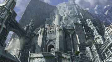 Minas Tirith, cidade fictícia de O Senhor dos Anéis - Reprodução