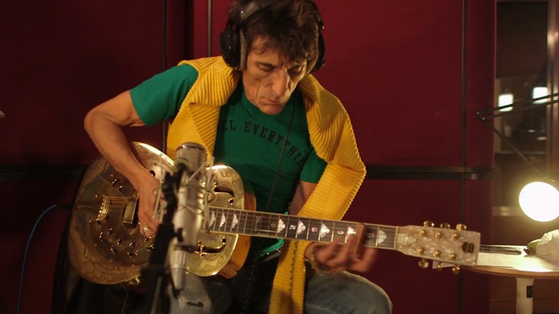 O guitarrista dos Rolling Stones Ron Wood