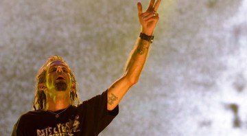 Randy Blythe, vocalista do Lamb of God, no Rock in Rio 2015 - Adil Guedes/Estácio/Divulgação