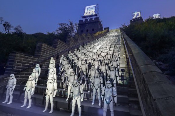 Stormtroopers na Muralha da China