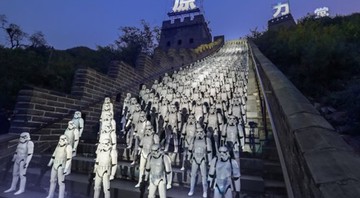 Stormtroopers na Muralha da China - Disney