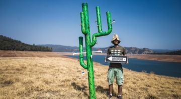 Thiago Mundano com instalação na Califórnia - Divulgação