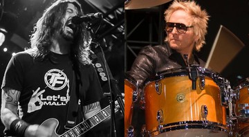 Dave Grohl, do Foo Fighters, e Matt Sorum, do Guns N' Roses - Montagem/Reprodução/Facebook