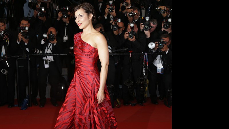 A atriz Noomi Rapace em Cannes. 