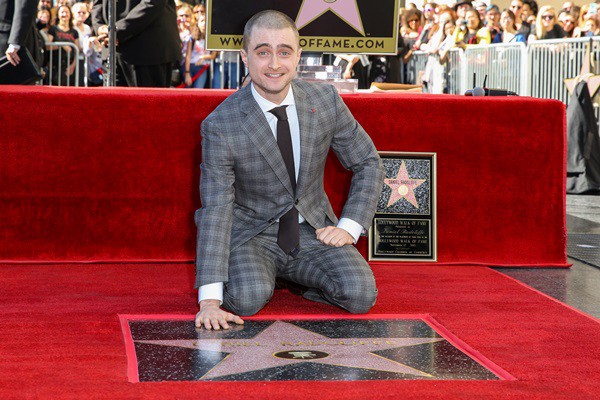 Daniel Radcliffe é homenageado com estrela na Calçada da Fama de Hollywood - Rich Fury/AP