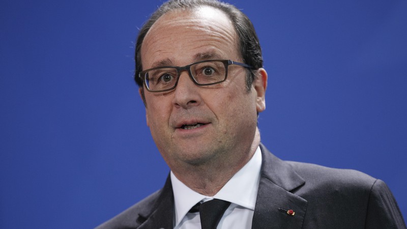 O presidente da França François Hollande