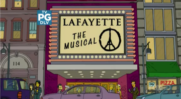 Homenagem prestada por <i>Os Simpsons</i> aos mortos nos atentados de Paris  - Reprodução/Vídeo