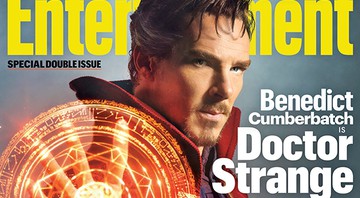 O ator britânico Benedict Cumberbatch na pele do Doutor Estranho - Reprodução/Entertainment Weekly