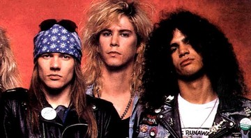 Slash, Duff McKagan e Axl Rose em foto do Guns N' Roses  - Divulgação