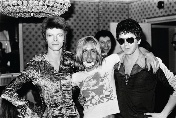 David Bowie, Iggy Pop e Lou Reed