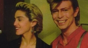 Madonna e David Bowie em foto publicada pela cantora no Instagram - Reprodução/Instagram