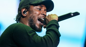 O rapper Kendrick Lamar durante show de 2015 em Los Angeles, nos Estados Unidos - Rich Fury/AP