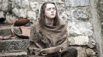 A personagem Arya Stark (Maisie Williams) em imagem da sexta temporada de Game of Thrones - Reprodução