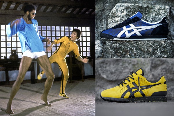 Bruce Lee e os dois modelos de calçados que o homenageiam