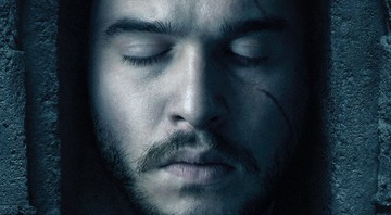O personagem Jon Snow em pôster da sexta temporada de Game of Thrones - Reprodução