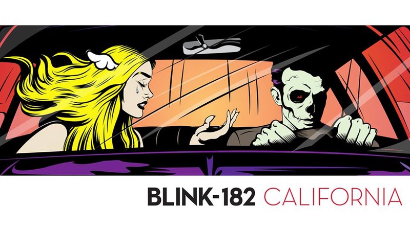 Capa do novo disco do Blink 182, California