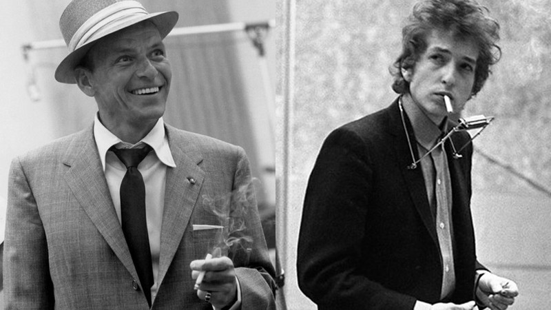 Bob Dylan e Frank Sinatra