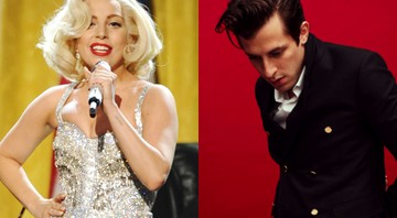 A cantora Lady Gaga e o músico e produtor Mark Ronson - AP
