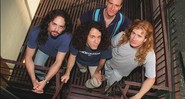 Nick Menza, Marty Friedman, David Ellefson e David Mustaine: o Megadeth em 1997 - Jim Cooper/Ap